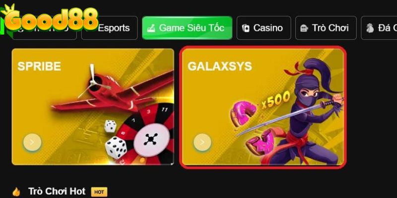 Cách tham gia sảnh Galaxsys Good88 chi tiết